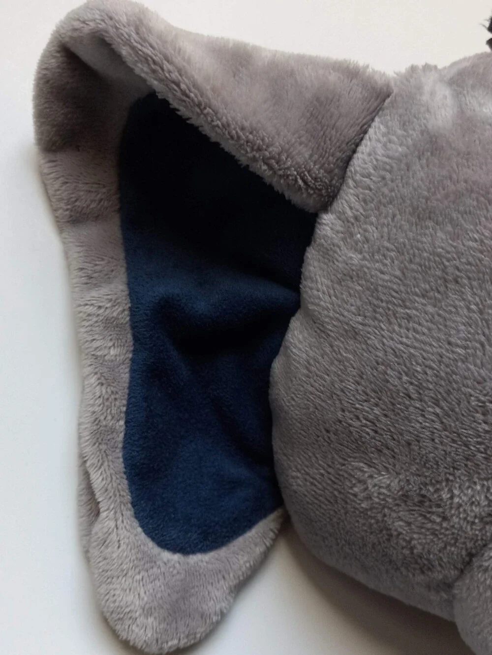 Jellycat Cushkin Elephant Plush Stuffed Animal Gray Polka Dot Retired FLAW